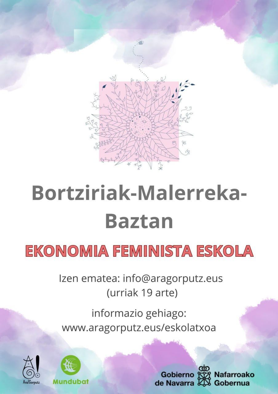 Bortziriak-Baztan-Malerrekako Ekonomia Feminista Eskolatxoa irudia - iragarkilaburrak.eus