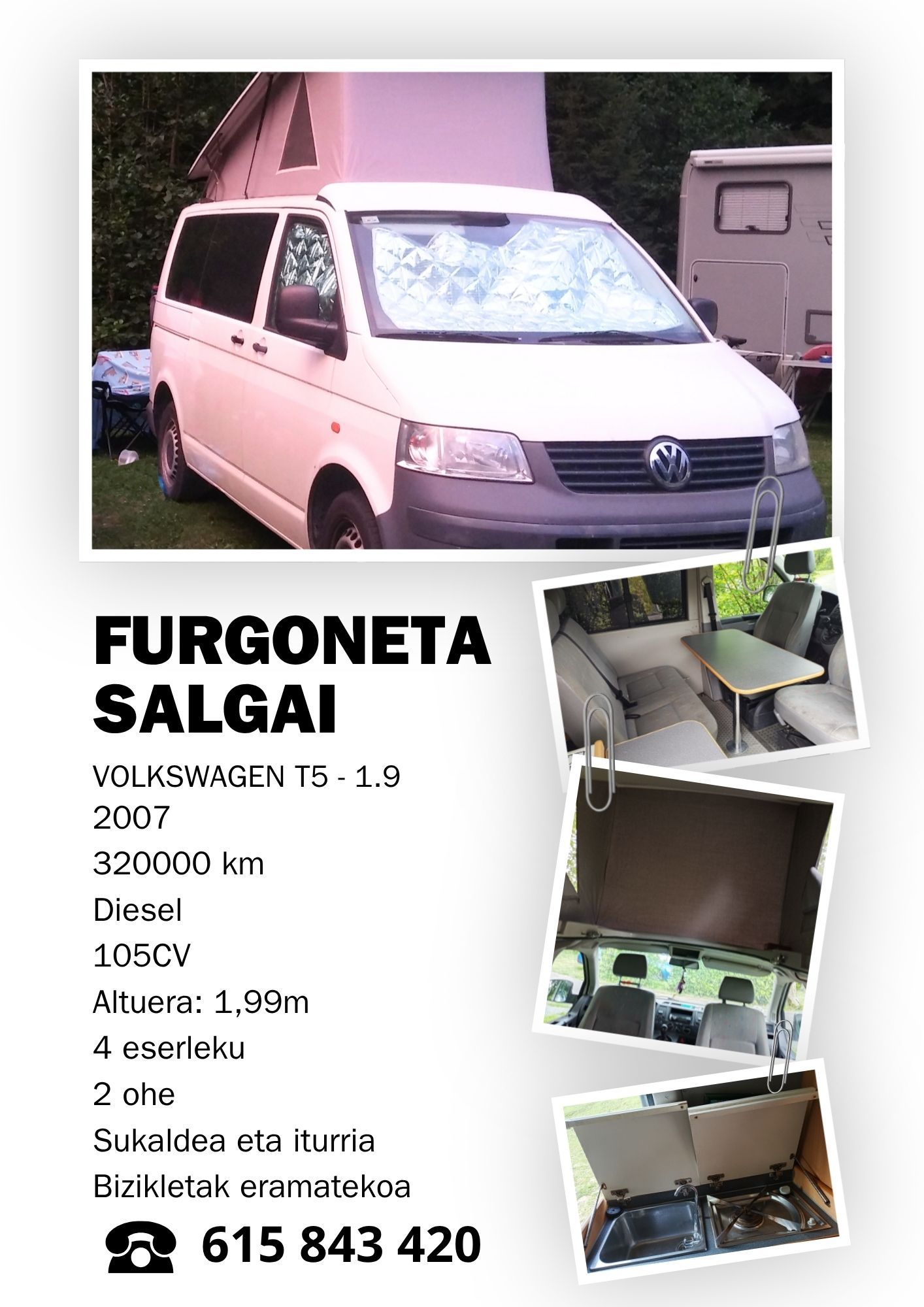 Furgoneta salgai irudia - iragarkilaburrak.eus